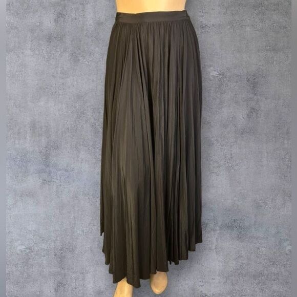 Ralph Lauren Black Silk Maxi Skirt